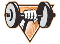 hand with weight graphic icon