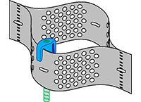 atra stake clip on geocell