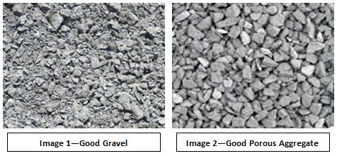 impervious gravel vs porous aggregate paving systems dense graded aggregate